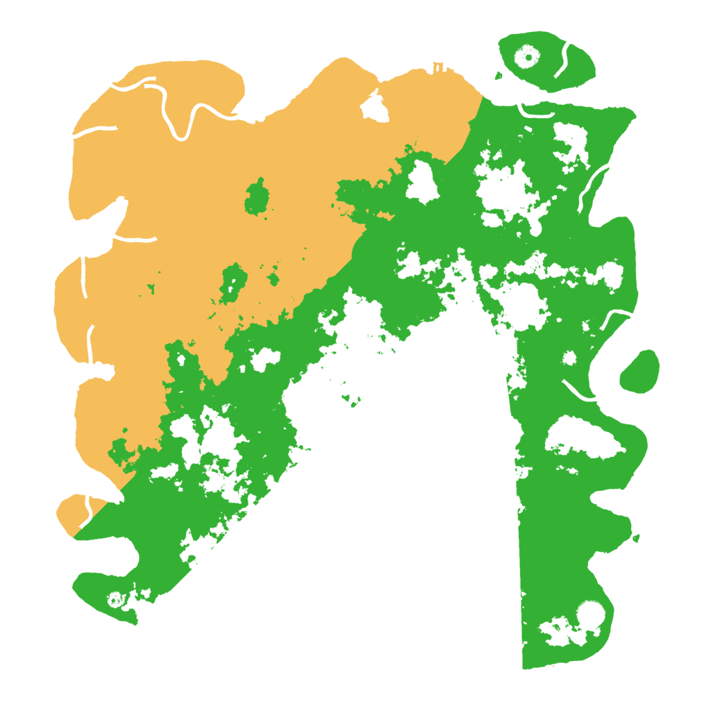 Biome Rust Map: Procedural Map, Size: 4500, Seed: 214661651