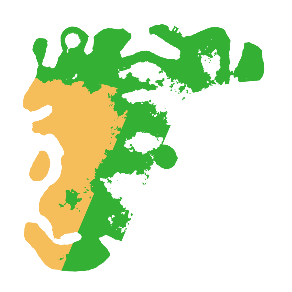 Biome Rust Map: Barren, Size: 3500, Seed: 745198994