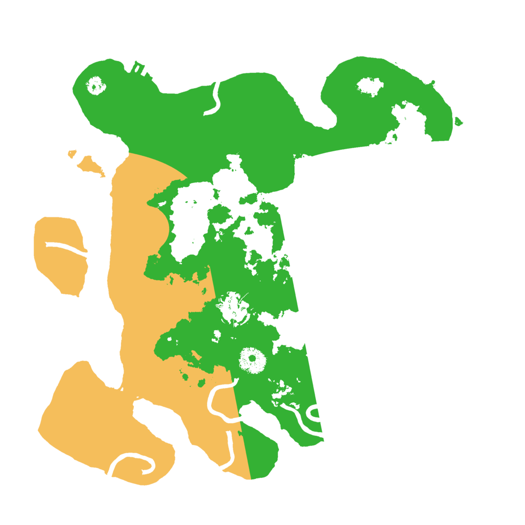 Biome Rust Map: Procedural Map, Size: 3000, Seed: 35837