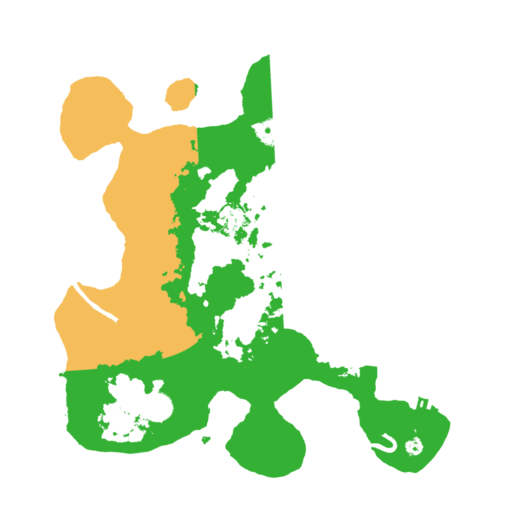 Biome Rust Map: Procedural Map, Size: 3000, Seed: 1440236501
