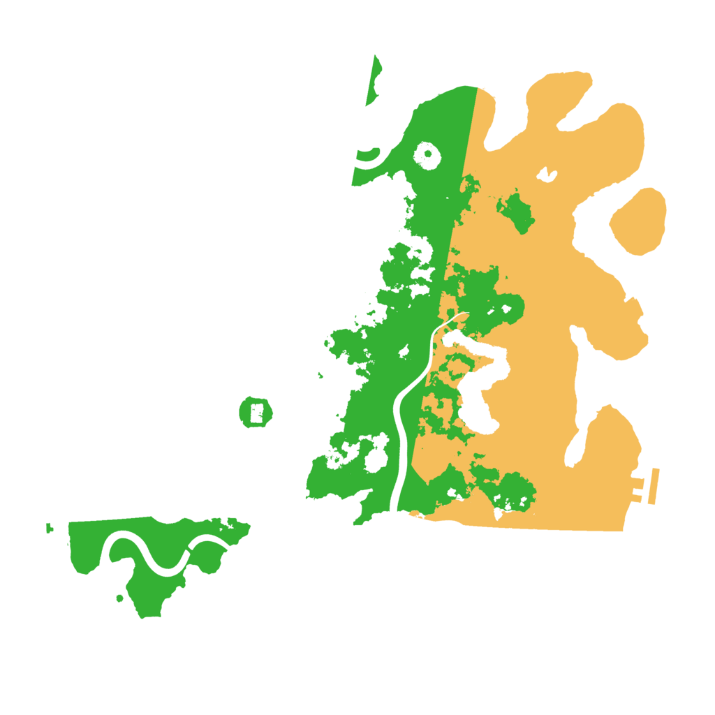 Biome Rust Map: Procedural Map, Size: 4000, Seed: 120345