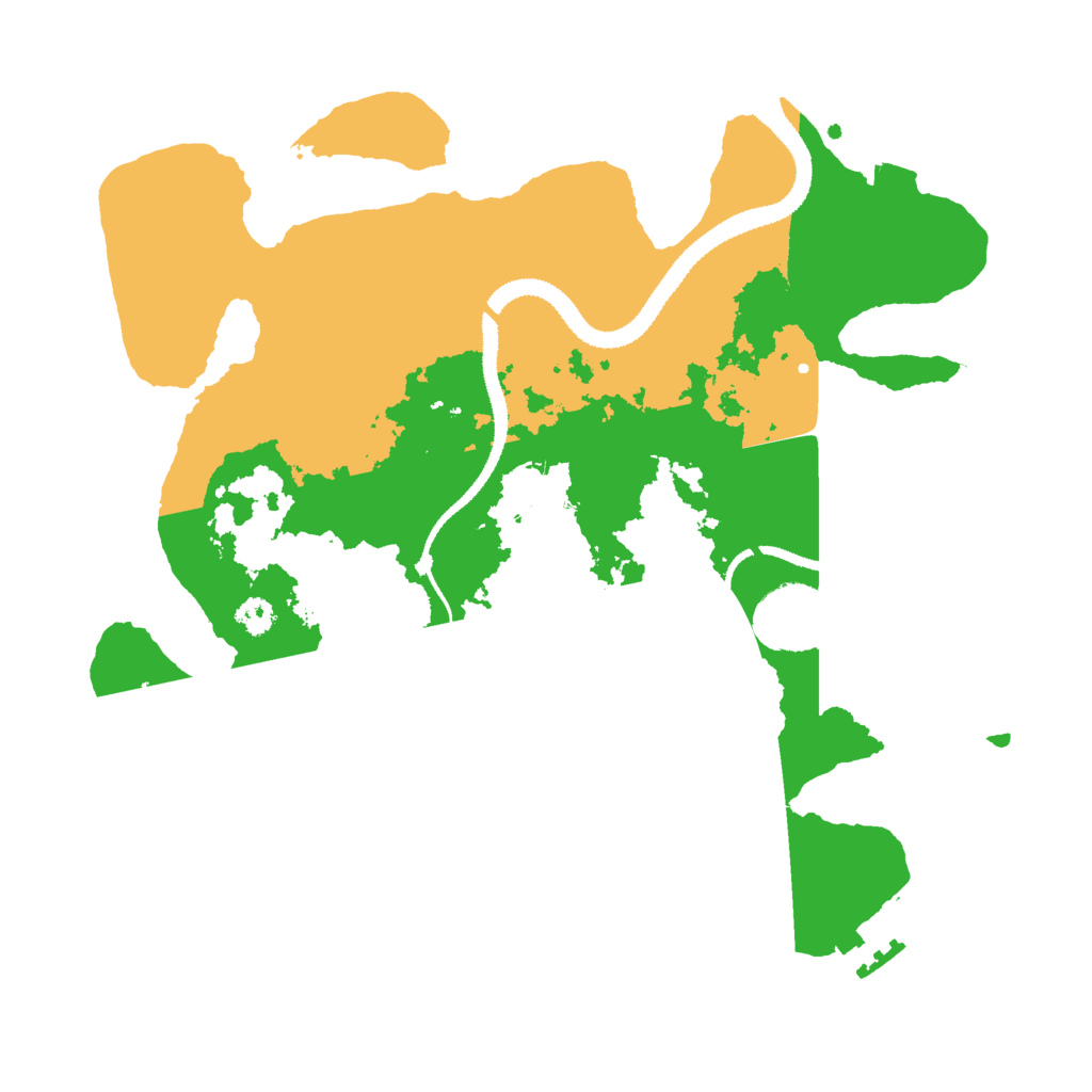 Biome Rust Map: Procedural Map, Size: 3000, Seed: 29278