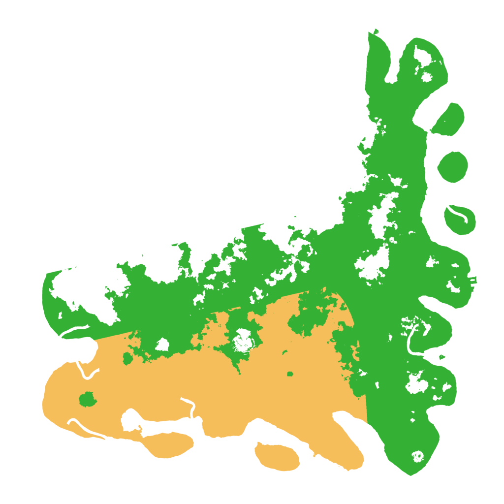 Biome Rust Map: Procedural Map, Size: 4500, Seed: 88495351