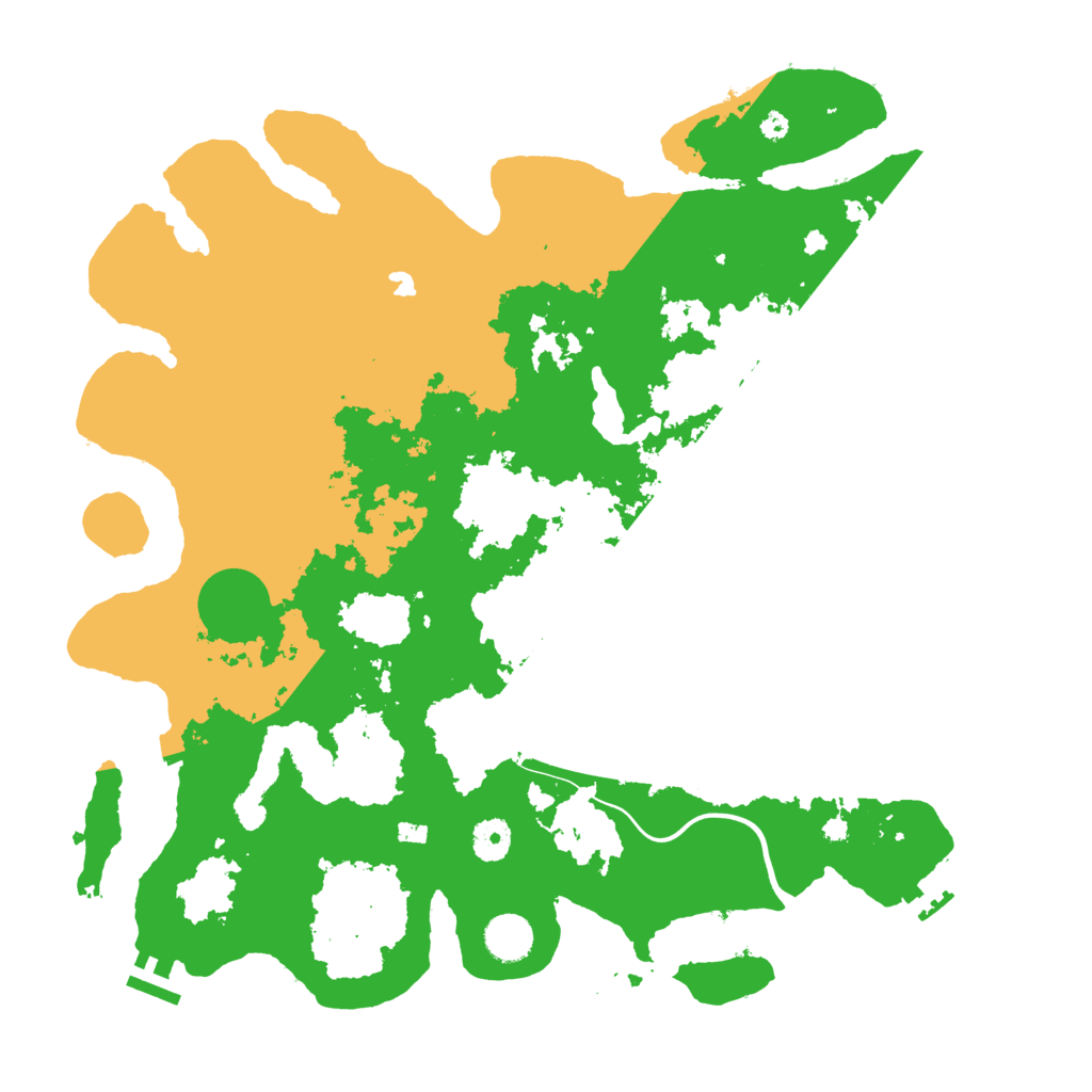 Biome Rust Map: Procedural Map, Size: 4000, Seed: 2027097052