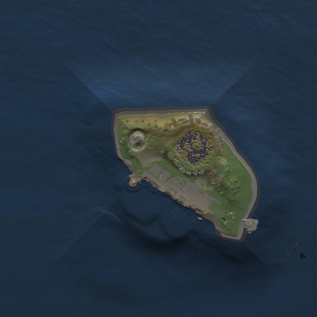 Rust Map: Procedural Map, Size: 1000, Seed: 931057066, 4 Monuments