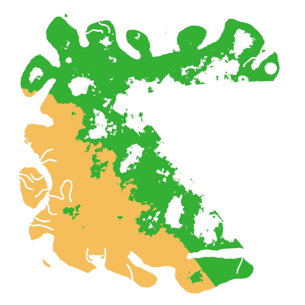 Biome Rust Map: Procedural Map, Size: 4500, Seed: 1245270850