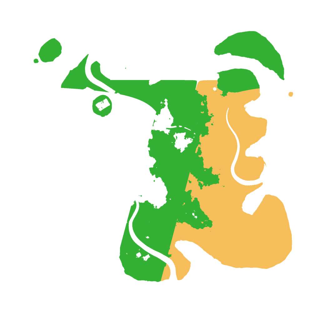 Biome Rust Map: Procedural Map, Size: 2707, Seed: 4000