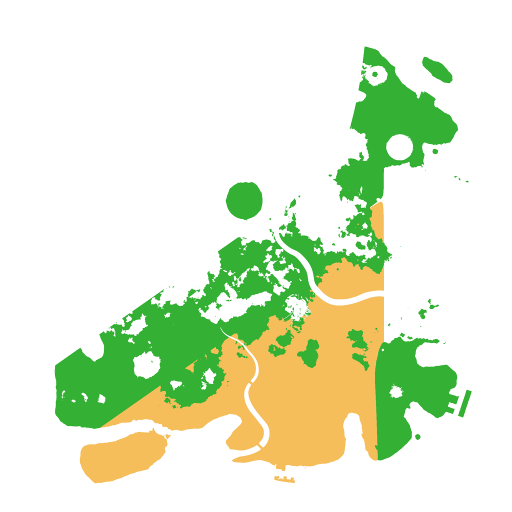Biome Rust Map: Procedural Map, Size: 3750, Seed: 1184269064