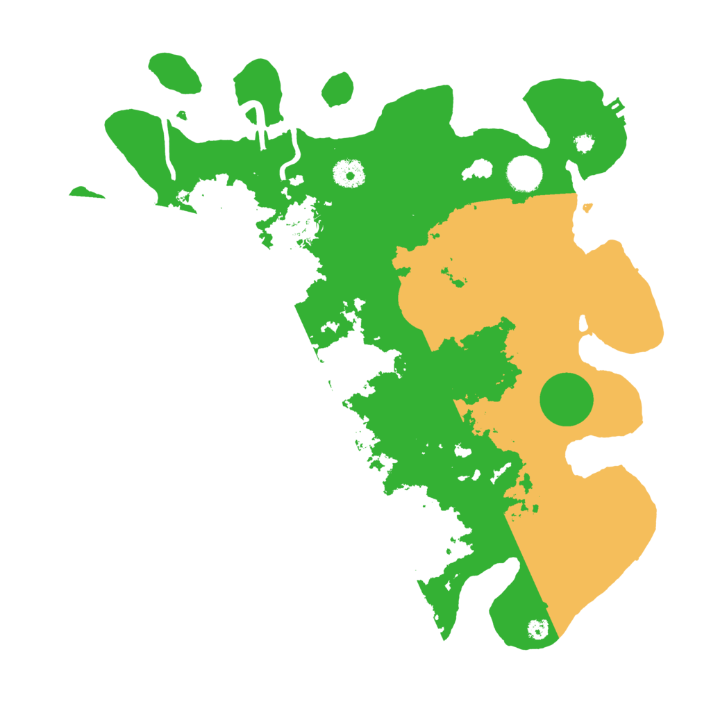 Biome Rust Map: Procedural Map, Size: 3500, Seed: 452838553