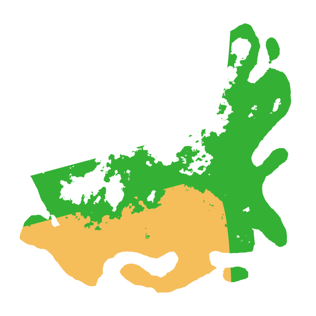 Biome Rust Map: Barren, Size: 3500, Seed: 3019