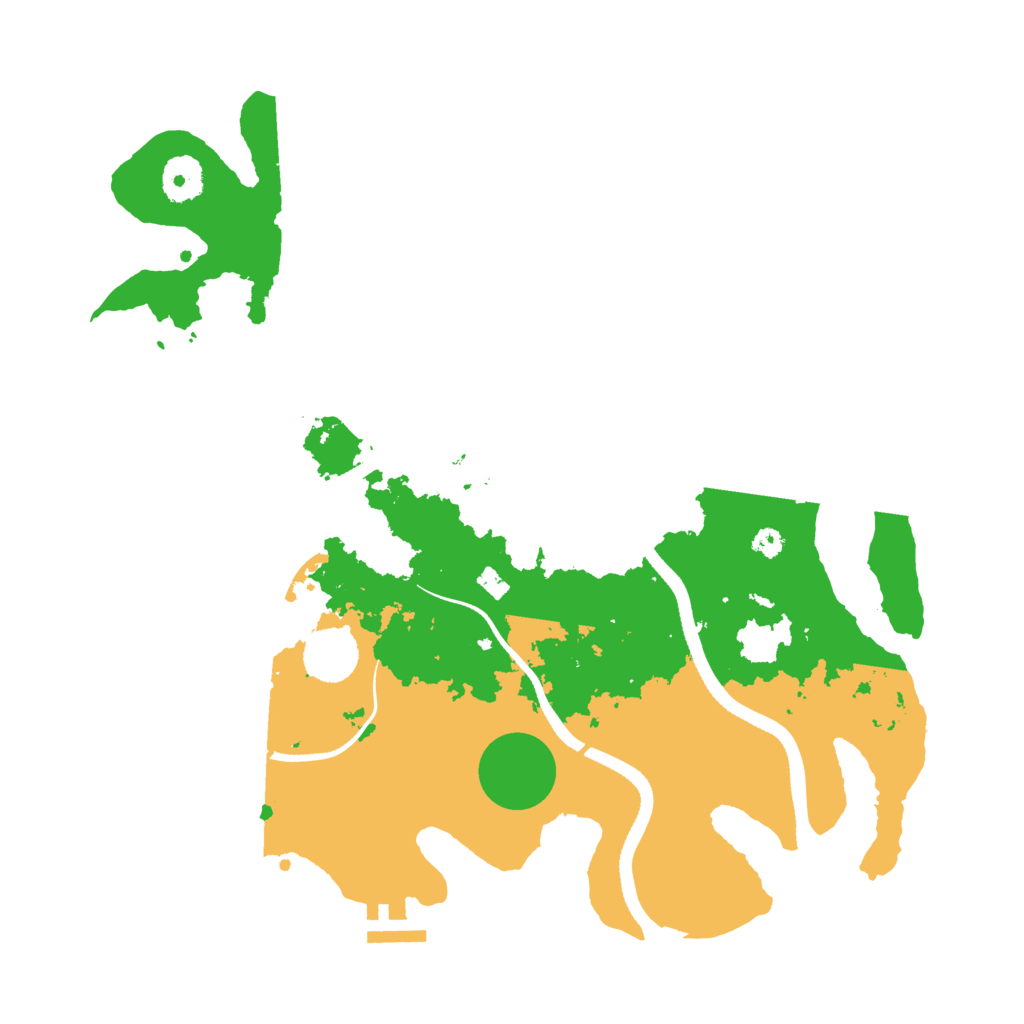 Biome Rust Map: Procedural Map, Size: 3500, Seed: 1106286672