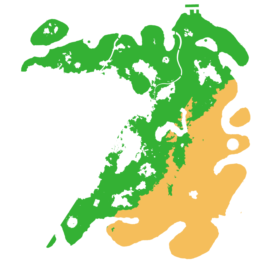 Biome Rust Map: Procedural Map, Size: 4000, Seed: 37430302
