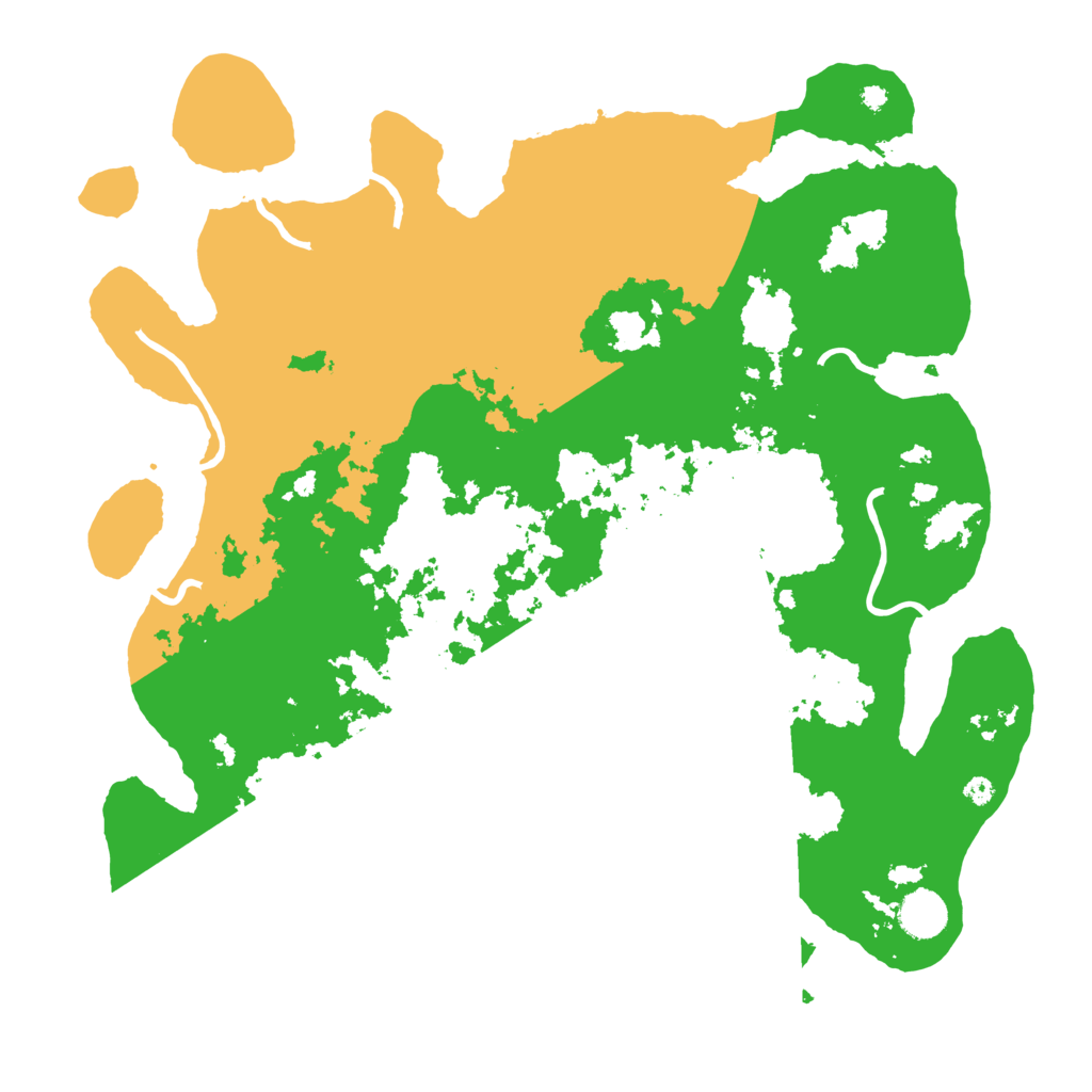 Biome Rust Map: Procedural Map, Size: 4000, Seed: 39523910