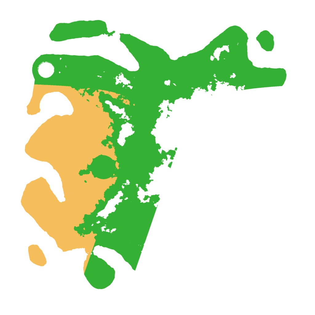 Biome Rust Map: Barren, Size: 3500, Seed: 1605491837