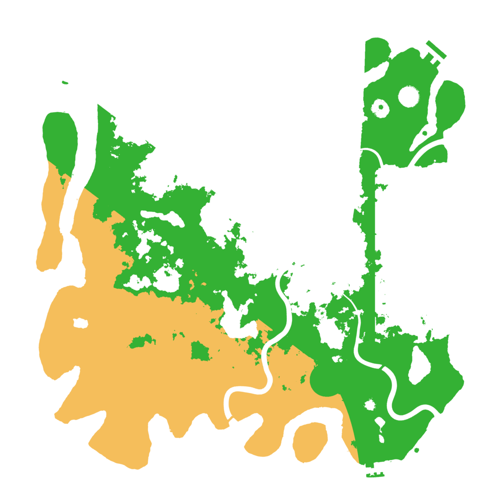 Biome Rust Map: Procedural Map, Size: 4200, Seed: 950711643