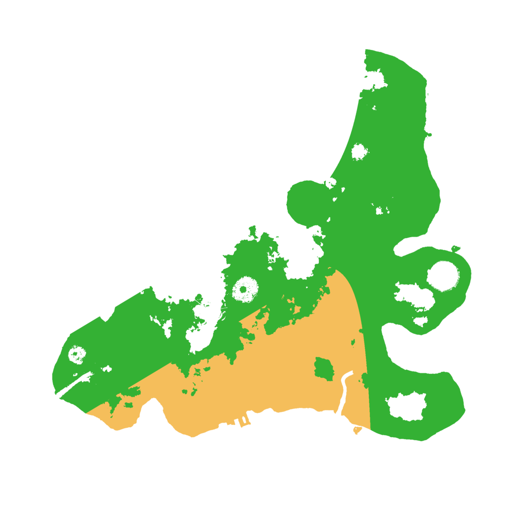 Biome Rust Map: Procedural Map, Size: 3000, Seed: 4581