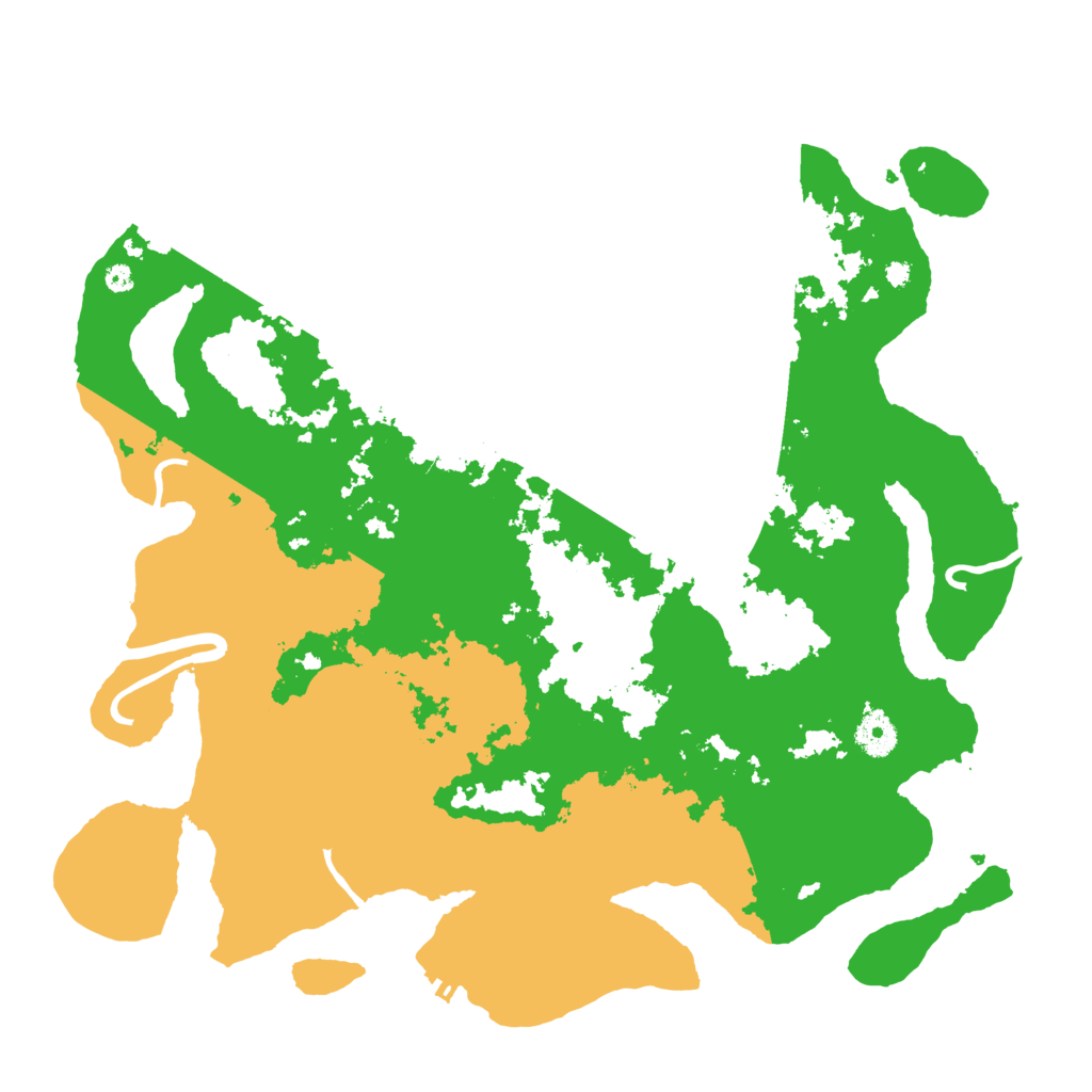 Biome Rust Map: Procedural Map, Size: 4000, Seed: 279757