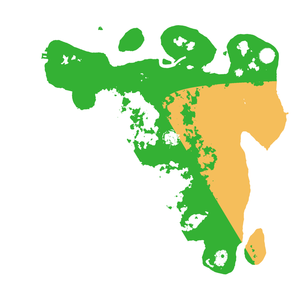 Biome Rust Map: Procedural Map, Size: 3500, Seed: 155283359