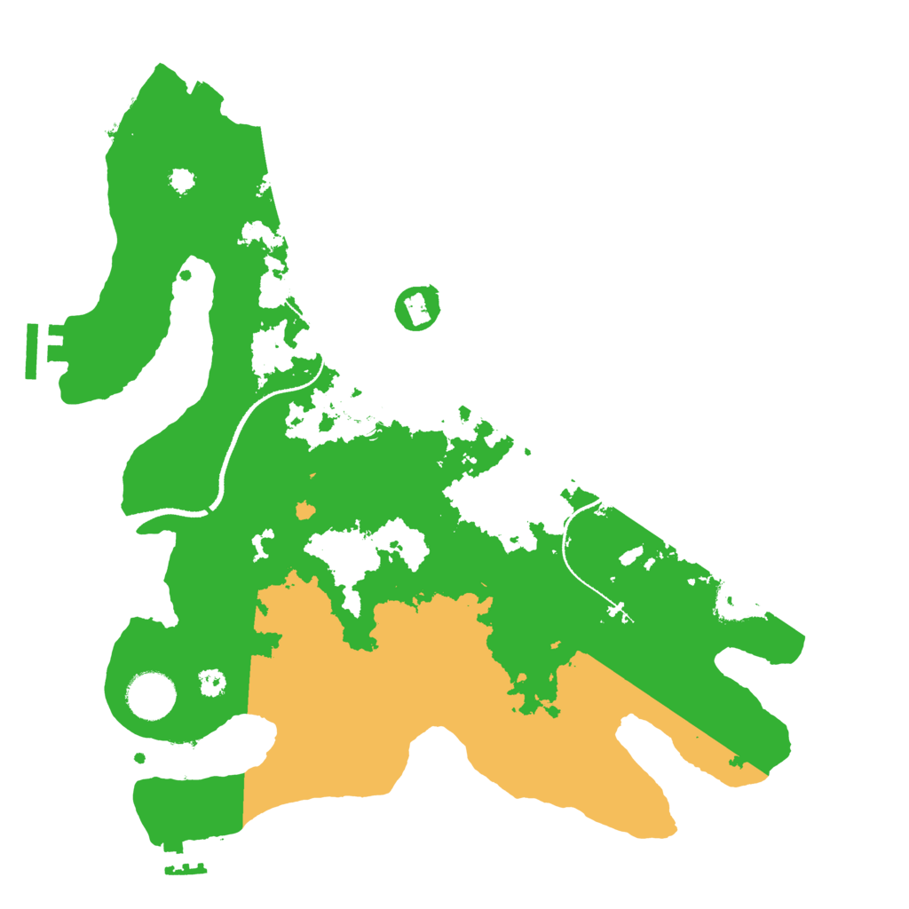 Biome Rust Map: Procedural Map, Size: 3300, Seed: 302499974