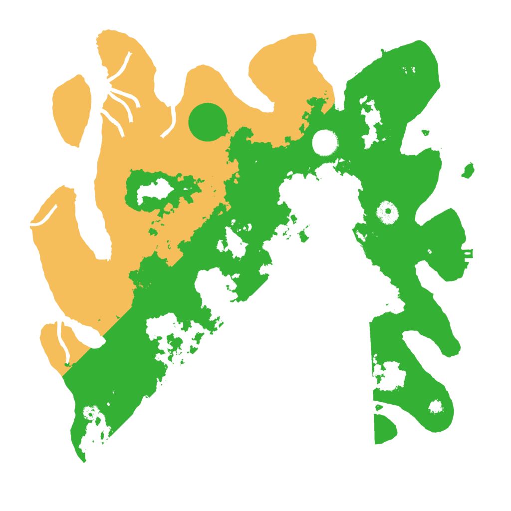 Biome Rust Map: Procedural Map, Size: 3500, Seed: 1092925208
