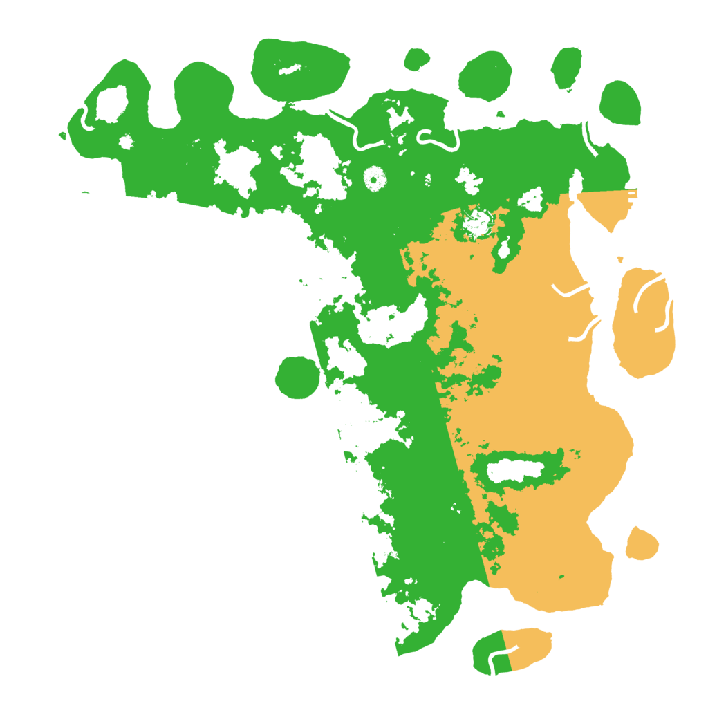 Biome Rust Map: Procedural Map, Size: 4500, Seed: 910