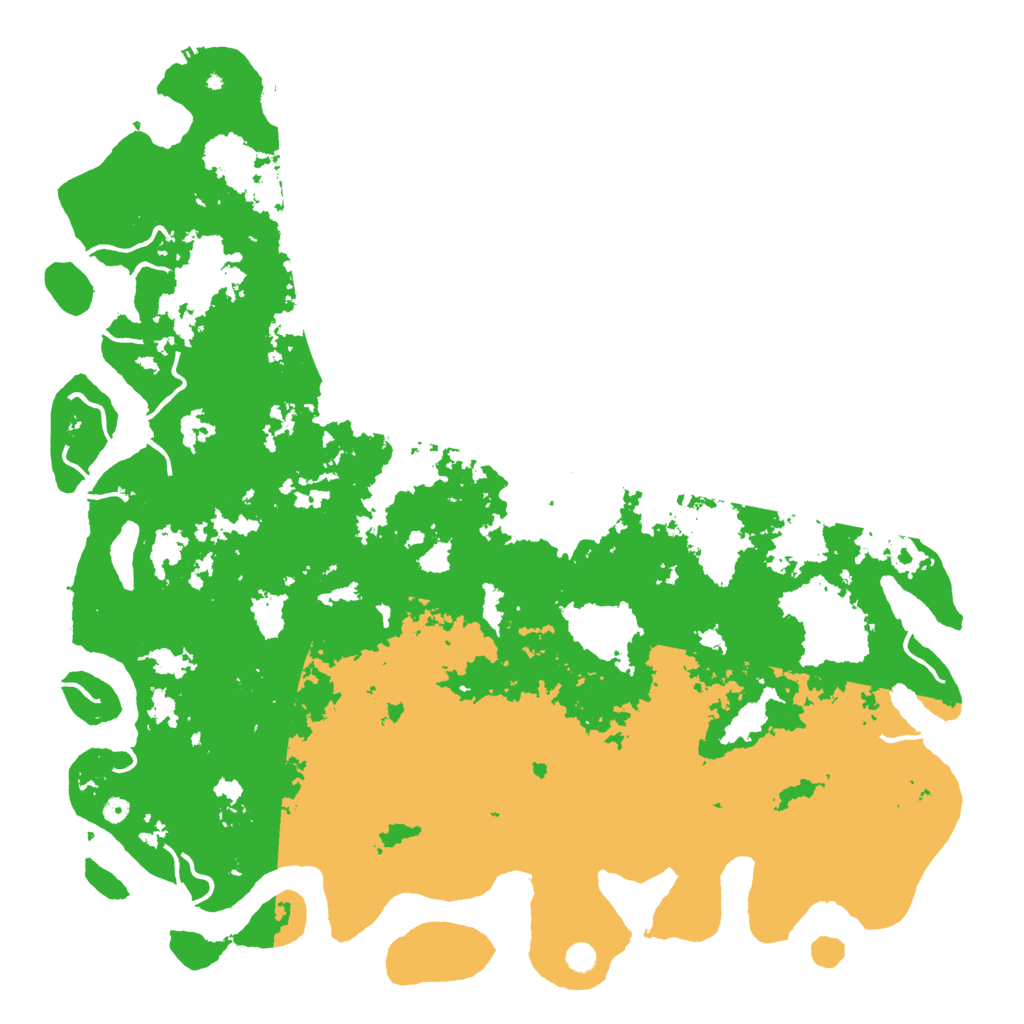 Biome Rust Map: Procedural Map, Size: 6000, Seed: 1242042042