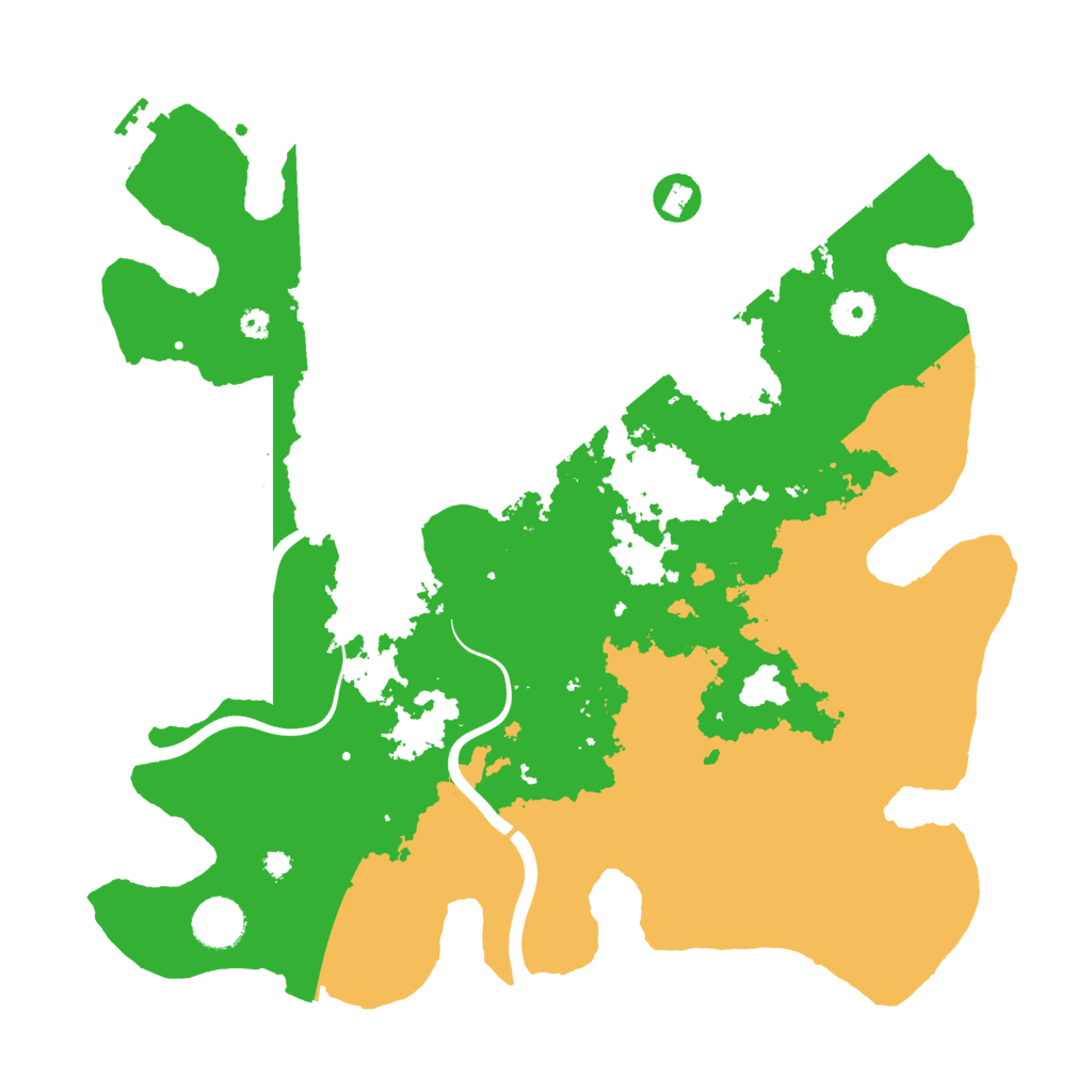 Biome Rust Map: Procedural Map, Size: 3700, Seed: 103180597