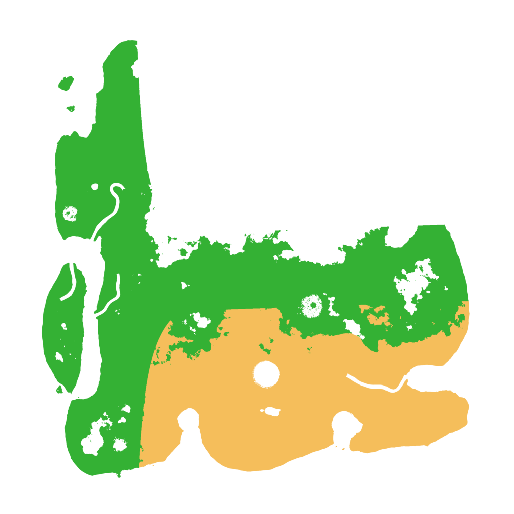 Biome Rust Map: Procedural Map, Size: 3500, Seed: 1676827008