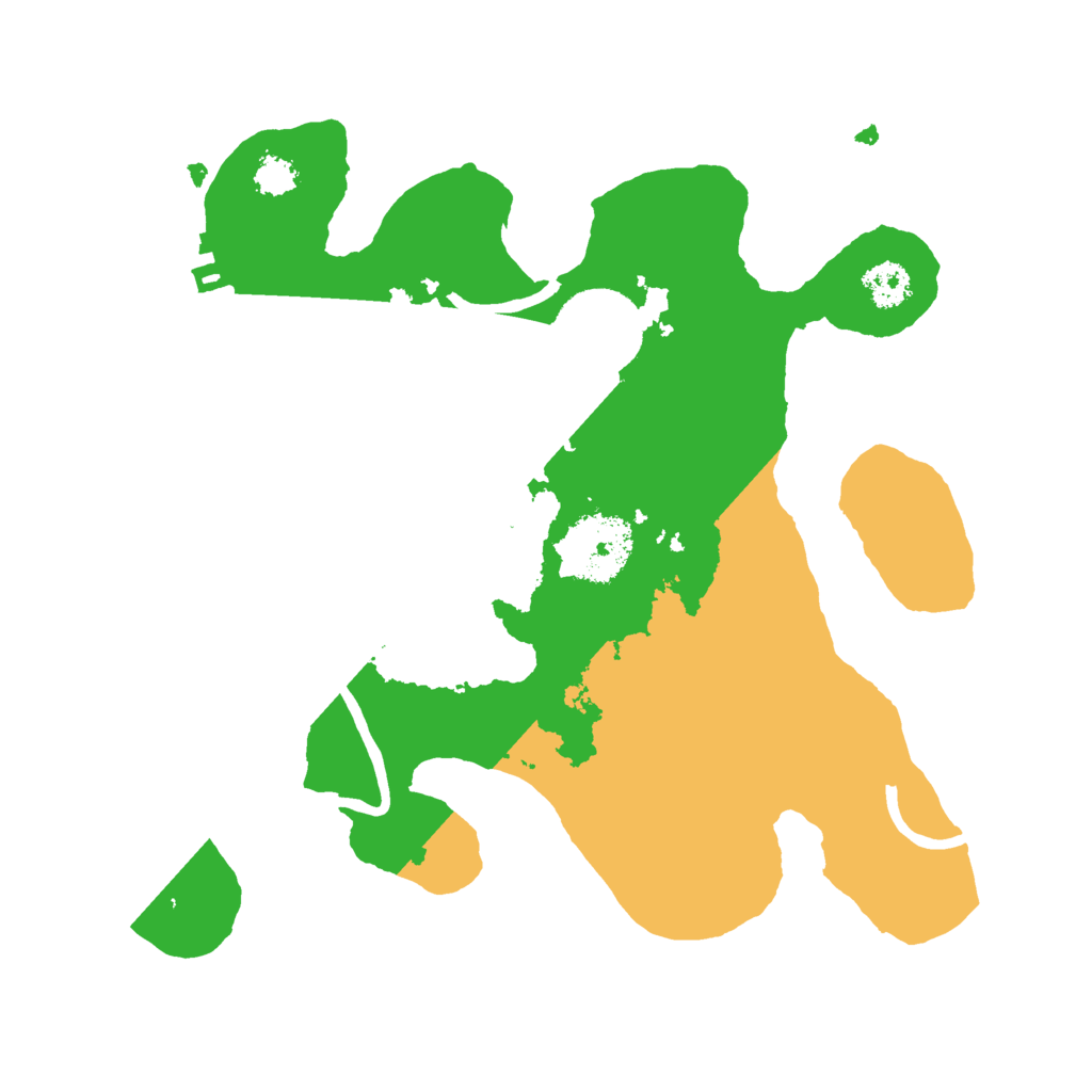 Biome Rust Map: Procedural Map, Size: 2450, Seed: 2