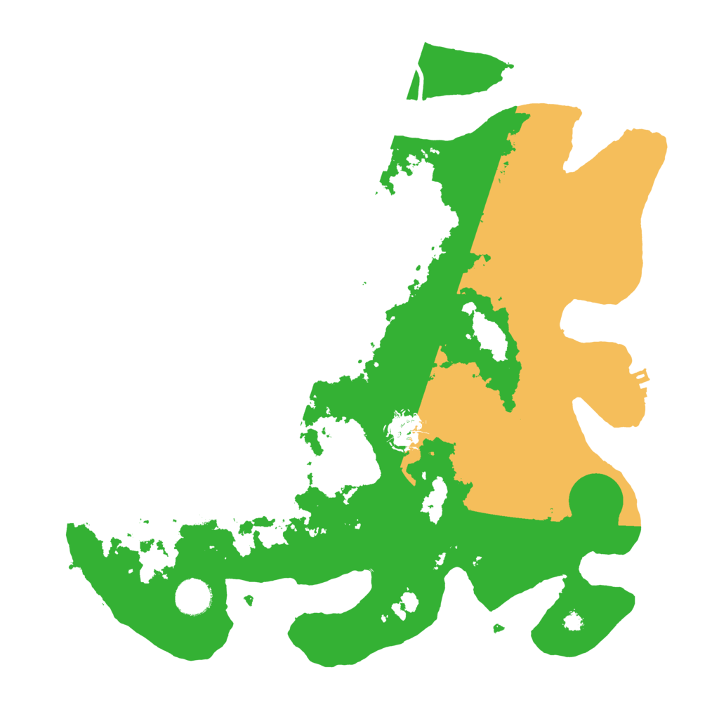 Biome Rust Map: Procedural Map, Size: 3500, Seed: 271093