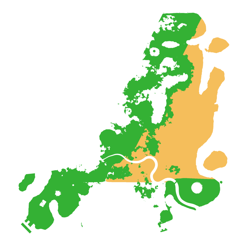 Biome Rust Map: Procedural Map, Size: 3850, Seed: 118682264