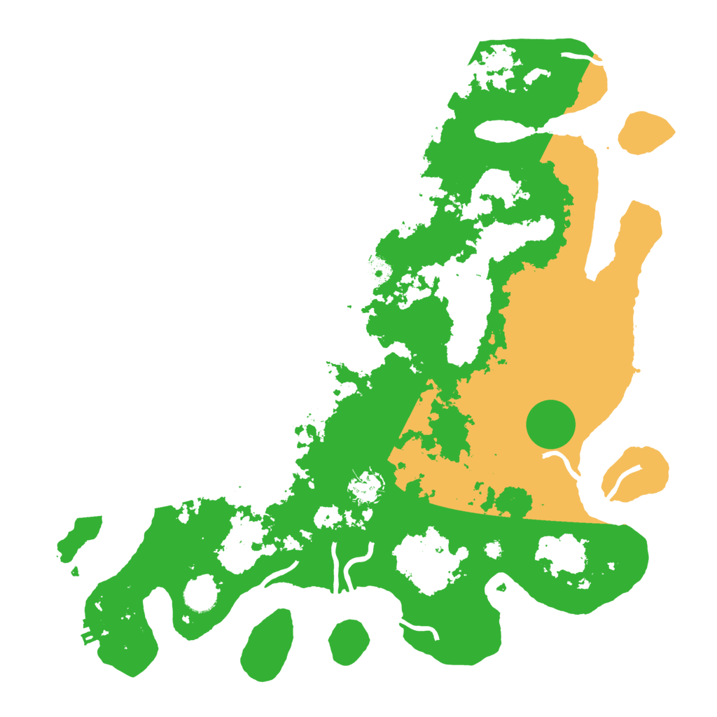 Biome Rust Map: Procedural Map, Size: 3850, Seed: 118682264