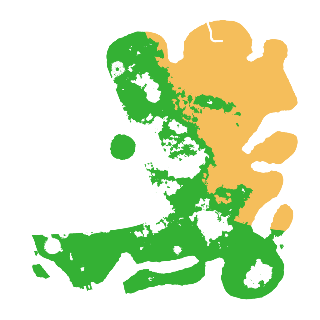 Biome Rust Map: Procedural Map, Size: 3500, Seed: 1368853150