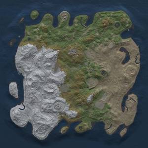 Thumbnail Rust Map: Procedural Map, Size: 4250, Seed: 1909910040, 19 Monuments