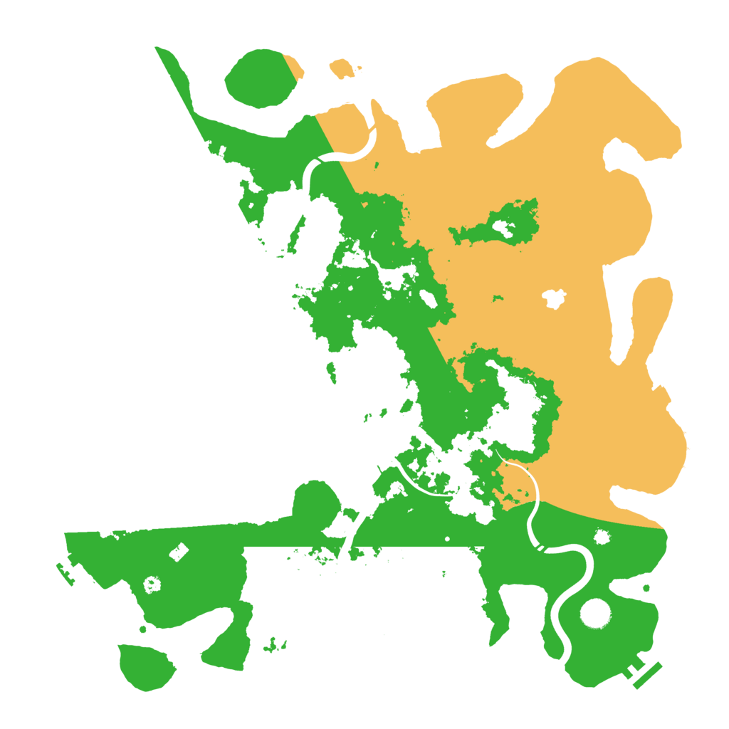 Biome Rust Map: Procedural Map, Size: 4250, Seed: 427514192