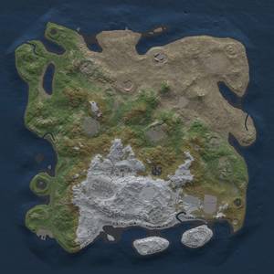 Thumbnail Rust Map: Procedural Map, Size: 3750, Seed: 31497214, 19 Monuments