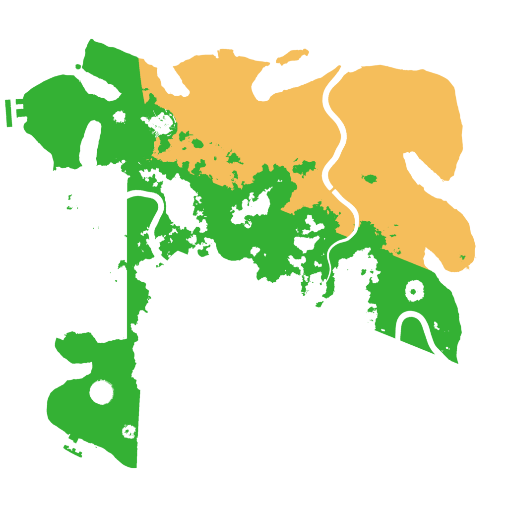 Biome Rust Map: Procedural Map, Size: 3750, Seed: 31497214