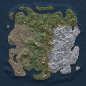 Thumbnail Rust Map: Procedural Map, Size: 4250, Seed: 701232263, 20 Monuments