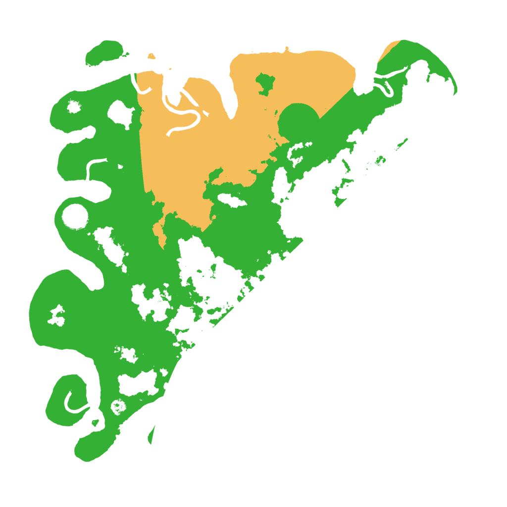 Biome Rust Map: Procedural Map, Size: 3500, Seed: 20220811