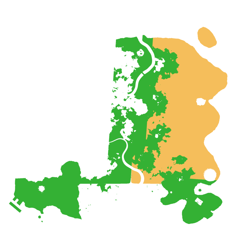 Biome Rust Map: Procedural Map, Size: 3500, Seed: 1976407153