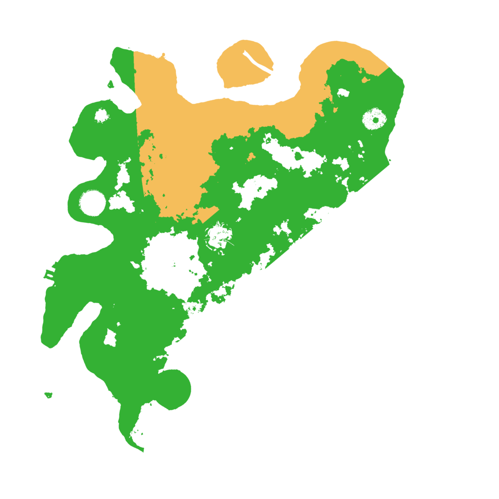 Biome Rust Map: Procedural Map, Size: 3400, Seed: 13