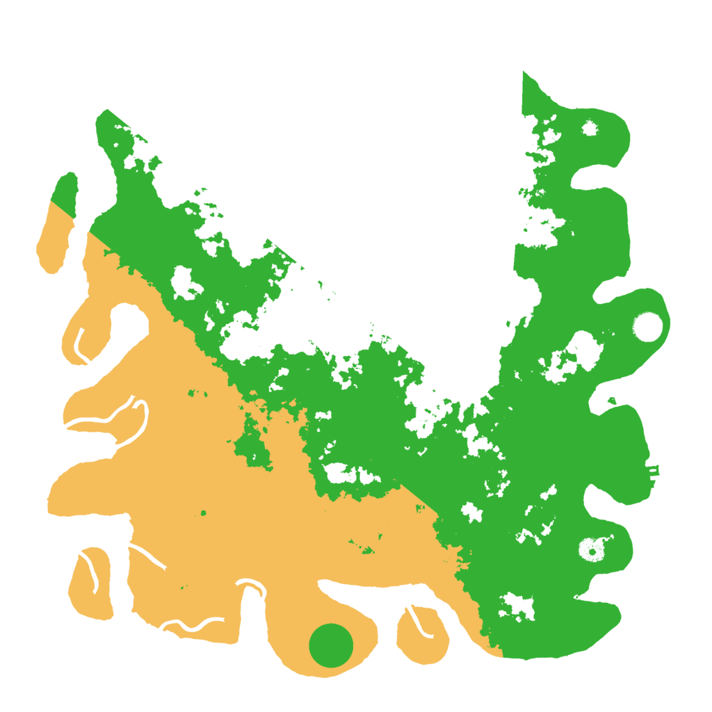 Biome Rust Map: Procedural Map, Size: 4250, Seed: 12239