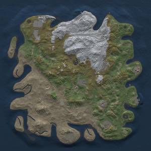 Thumbnail Rust Map: Procedural Map, Size: 4250, Seed: 12239, 18 Monuments