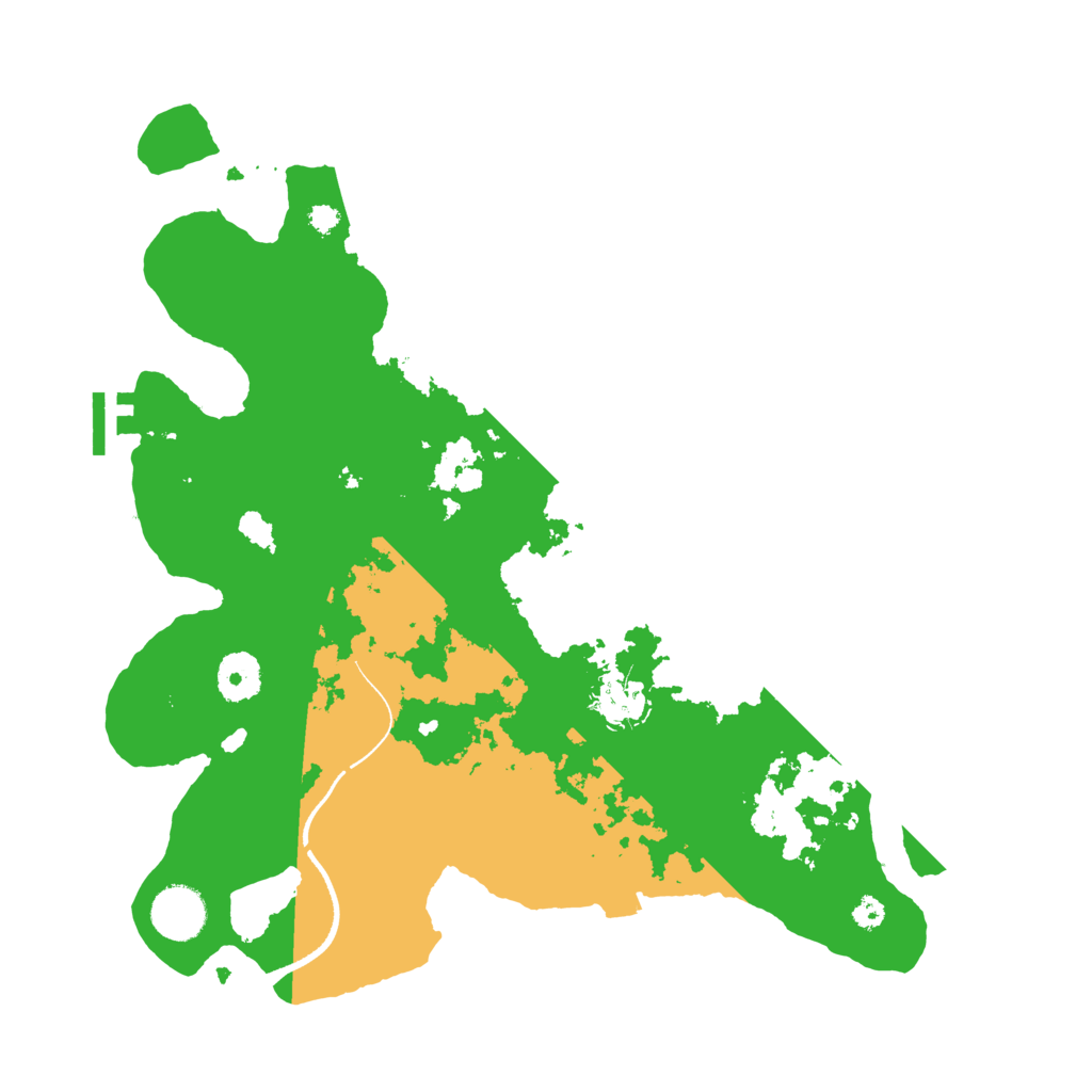 Biome Rust Map: Procedural Map, Size: 3500, Seed: 316668674