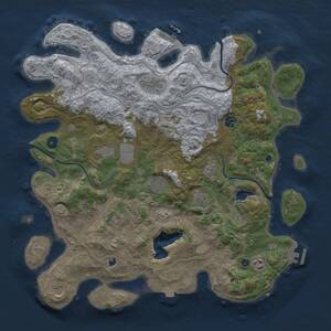 Thumbnail Rust Map: Procedural Map, Size: 4250, Seed: 1587779692, 15 Monuments