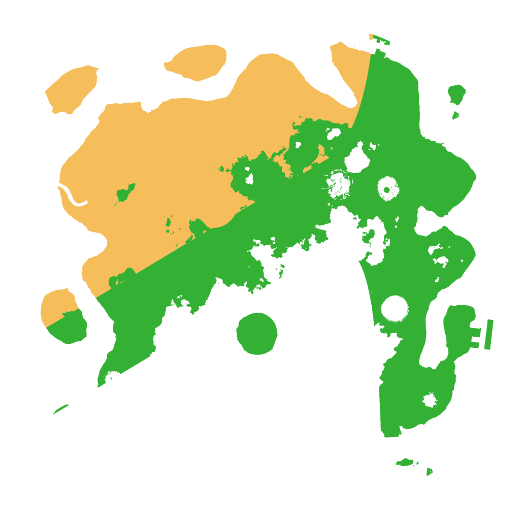 Biome Rust Map: Procedural Map, Size: 3500, Seed: 829207617