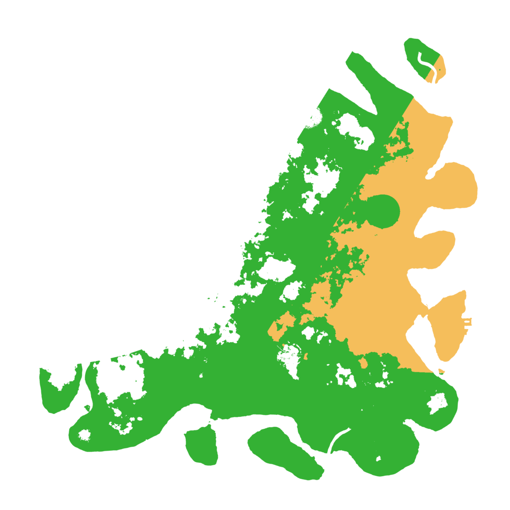 Biome Rust Map: Procedural Map, Size: 4000, Seed: 512500