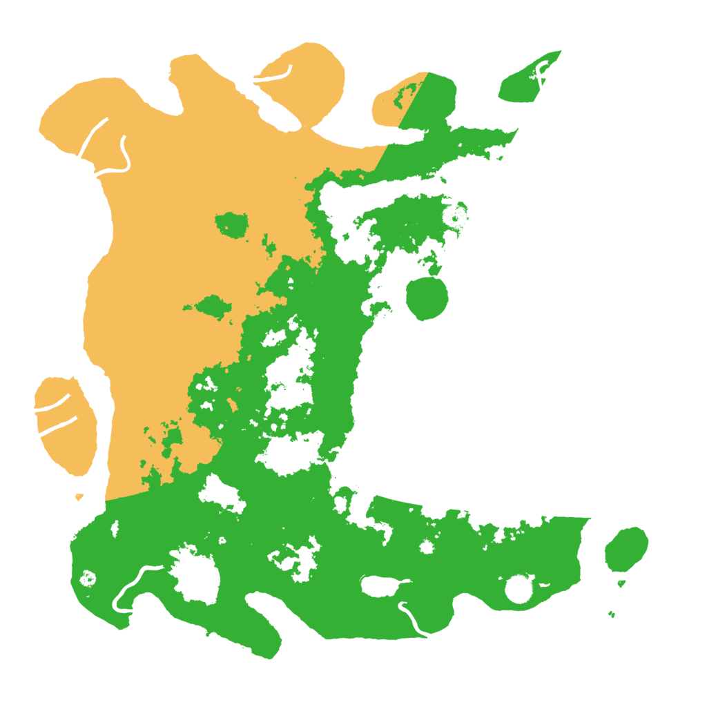 Biome Rust Map: Procedural Map, Size: 4500, Seed: 125307362