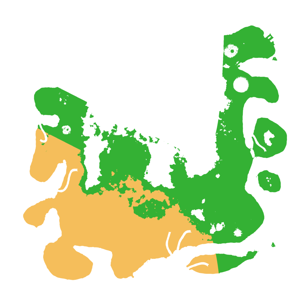 Biome Rust Map: Procedural Map, Size: 3500, Seed: 901204791