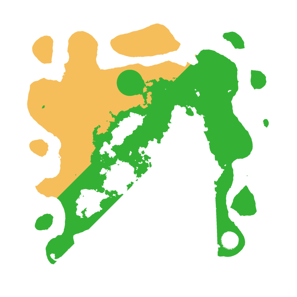 Biome Rust Map: Barren, Size: 3000, Seed: 666